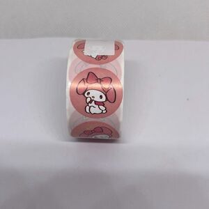 500 Pieces/roll 1inch Melody Label Stickers Hello Kitty